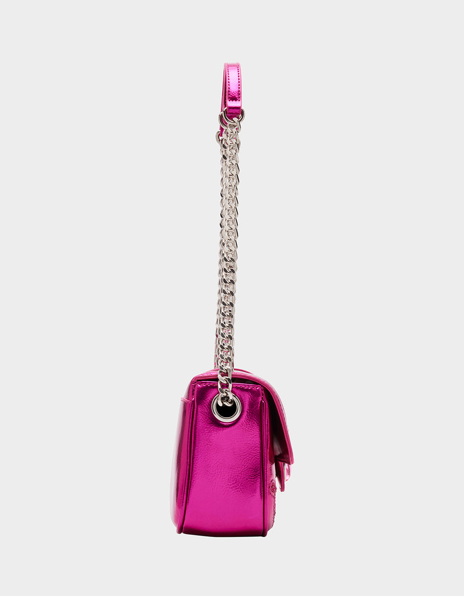 RODEO RHINESTONES FLAP BAG PINK | Women's Handbags – Betsey Johnson