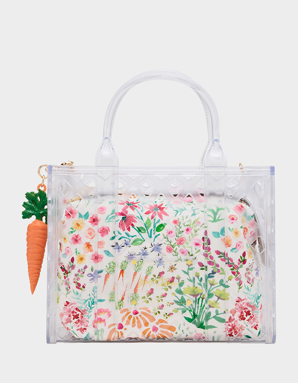 JAMMIN CLEAR SATCHEL Women's Tote Crossbody Handbag – Betsey Johnson