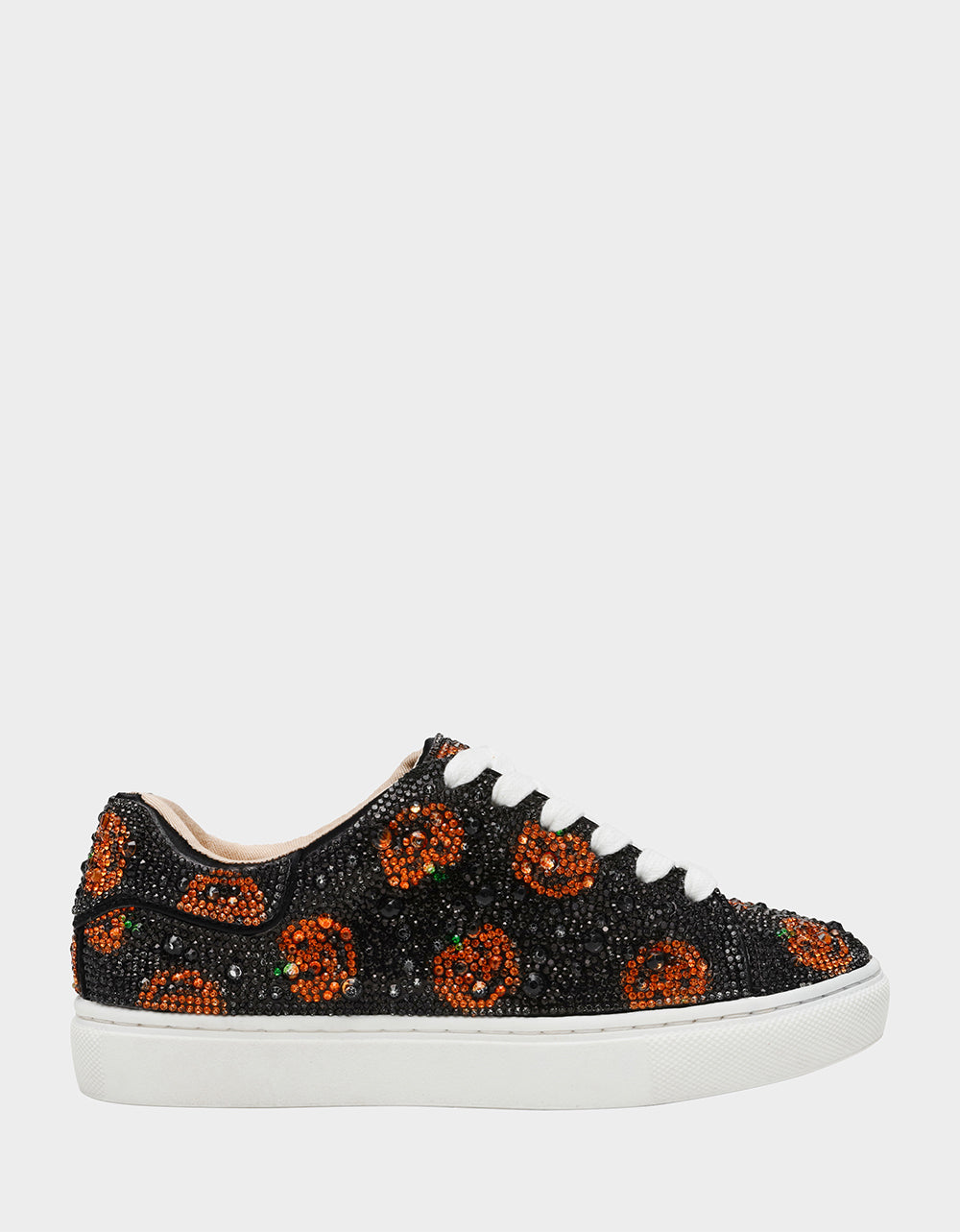 KIDS' SIDNY PUMPKIN | Kids' Halloween Rhinestone Sneakers