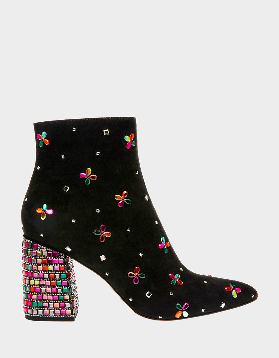 SB-HUDSN RHINESTONES  Women's Rhinestone Booties – Betsey Johnson