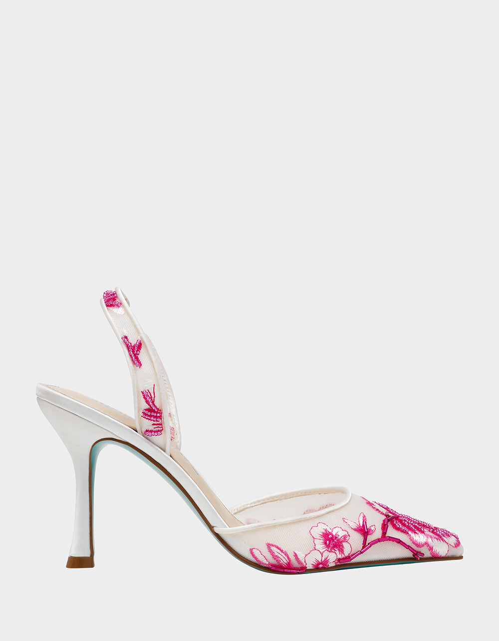 PATCH FUCHSIA Pointed-Toe Heel Women's Heels – Betsey Johnson