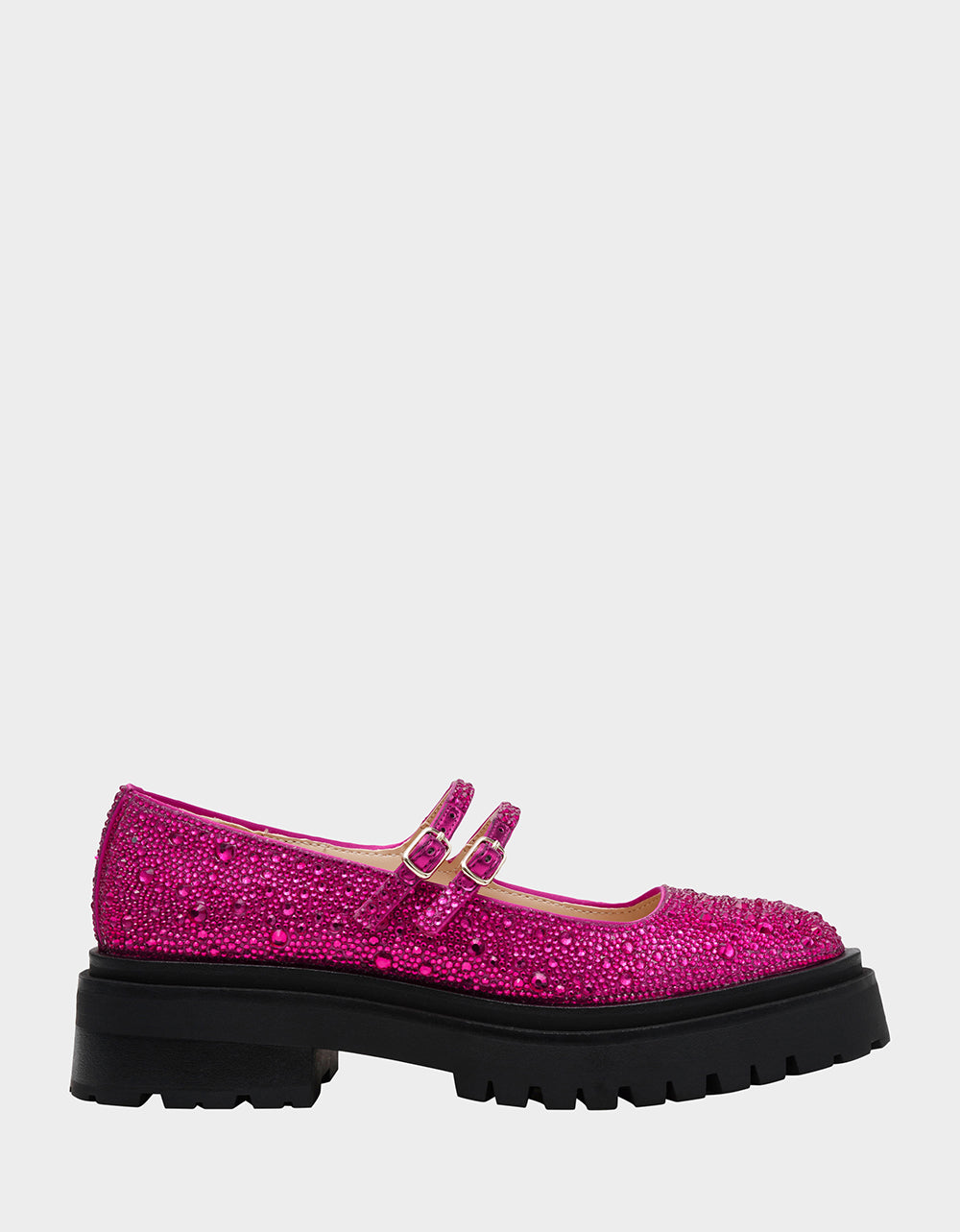 RICO FUCHSIA Rhinestone Mary Jane Loafer Women's Loafers