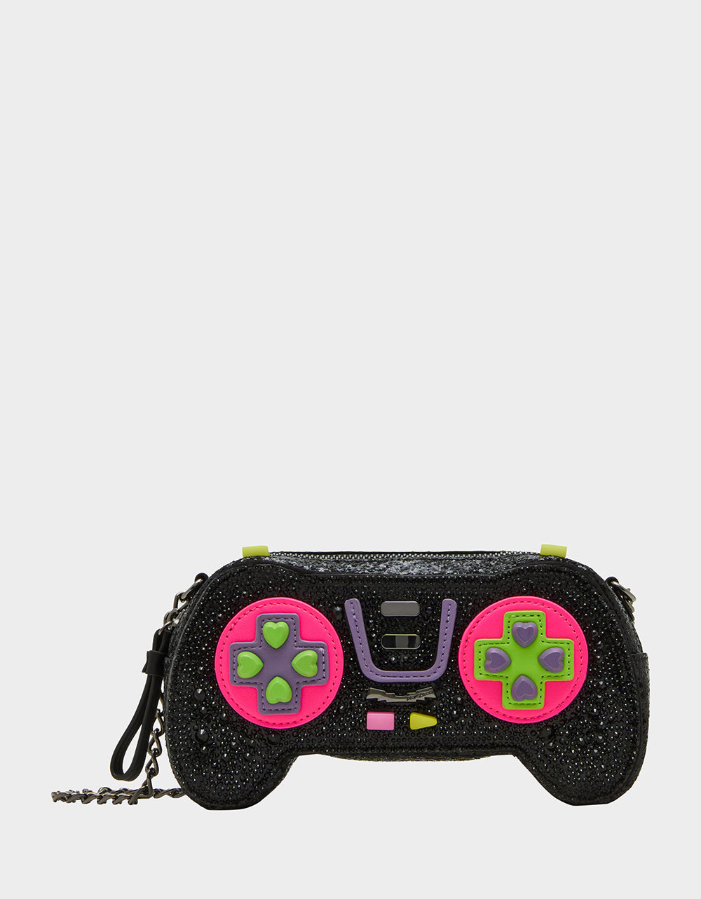 KITSCH LEVEL UP CROSSBODY BLACK Women's Video Game Controller