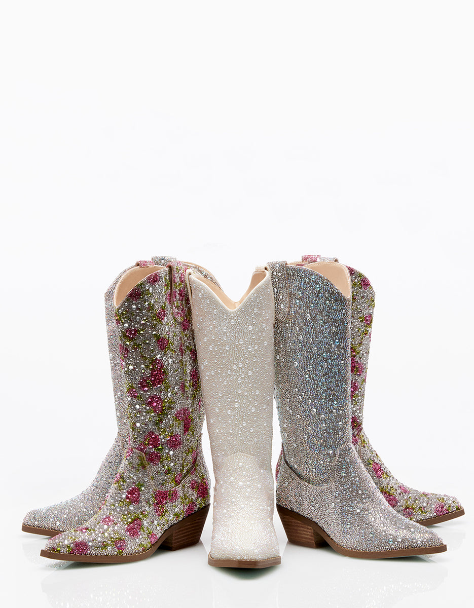 DALAS RHINESTONES Cowboy Boot  Women's Western Boots – Betsey Johnson