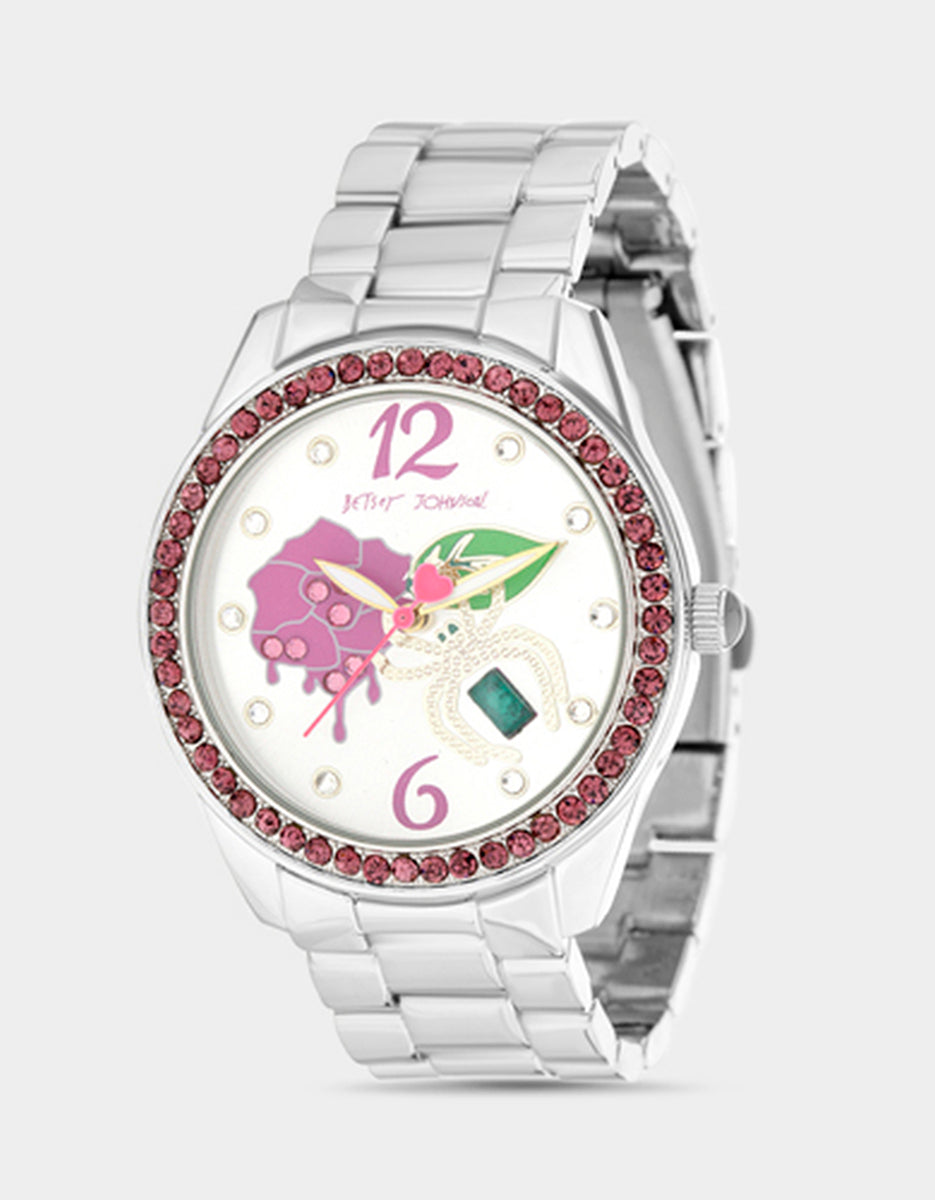 Betsey johnson shop white watch