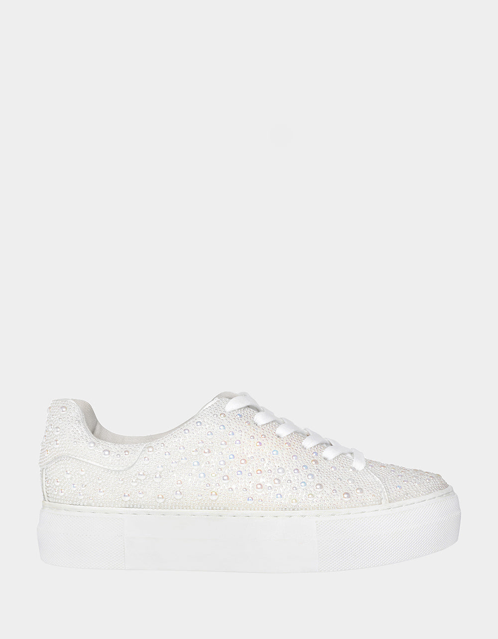 SB-SIDNY IVORY Pearl Sneaker Women's Pearl Sneakers – Betsey Johnson