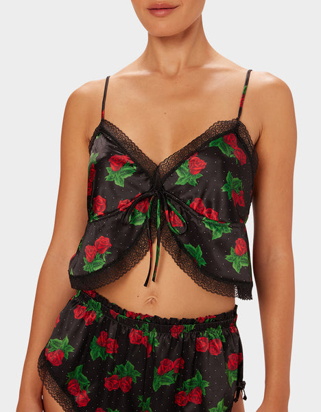 PARADE BUTTERFLY TOP ROSE - APPAREL - Betsey Johnson