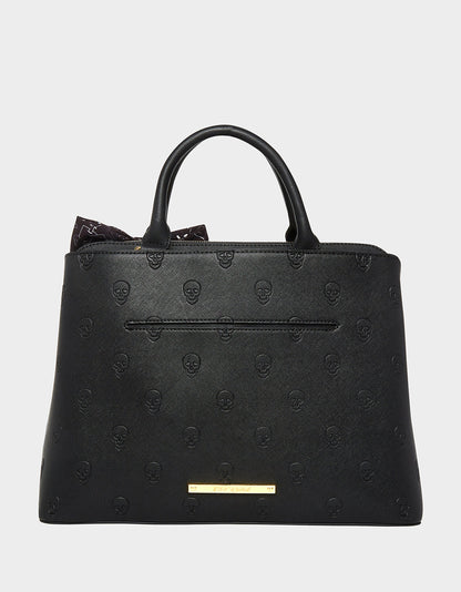 SKULLICIOUS SATCHEL BLACK | RE:LUV -  - Betsey Johnson