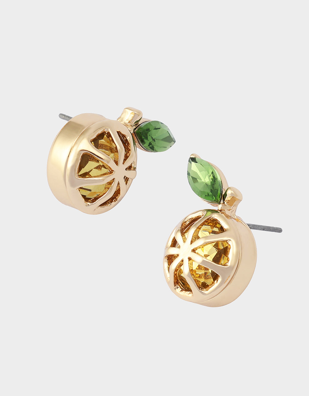 LEMON DROP LEMON STUD EARRINGS YELLOW - JEWELRY - Betsey Johnson - view 3