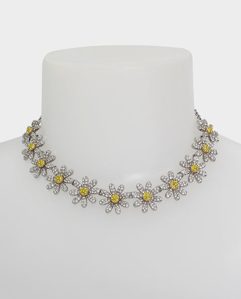OHH A DAISY FRONTAL NECKLACE YELLOW - JEWELRY - Betsey Johnson