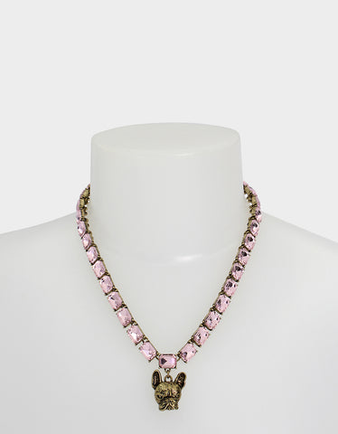 DEAR BETSEY FRENCHIE NECKLACE PINK