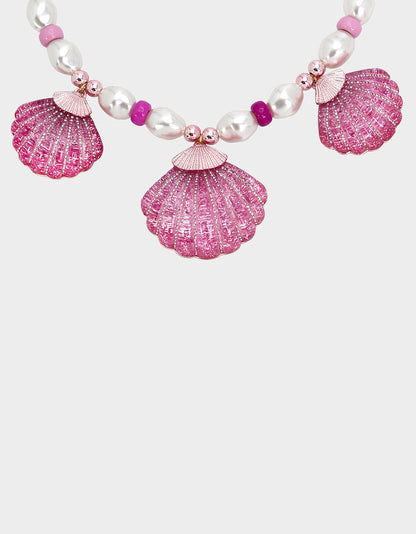 PINK SUMMER FRONTAL NECKLACE PINK - JEWELRY - Betsey Johnson