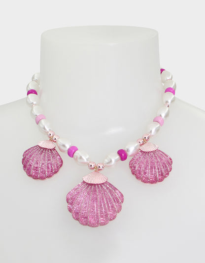 PINK SUMMER FRONTAL NECKLACE PINK - JEWELRY - Betsey Johnson