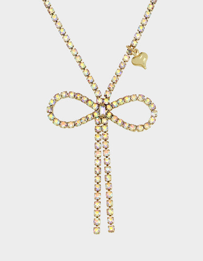 BOW PENDANT GOLD - JEWELRY - Betsey Johnson