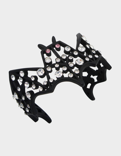 FLY BY NIGHT BAT CUFF BRACELET RHINESTONE - JEWELRY - Betsey Johnson