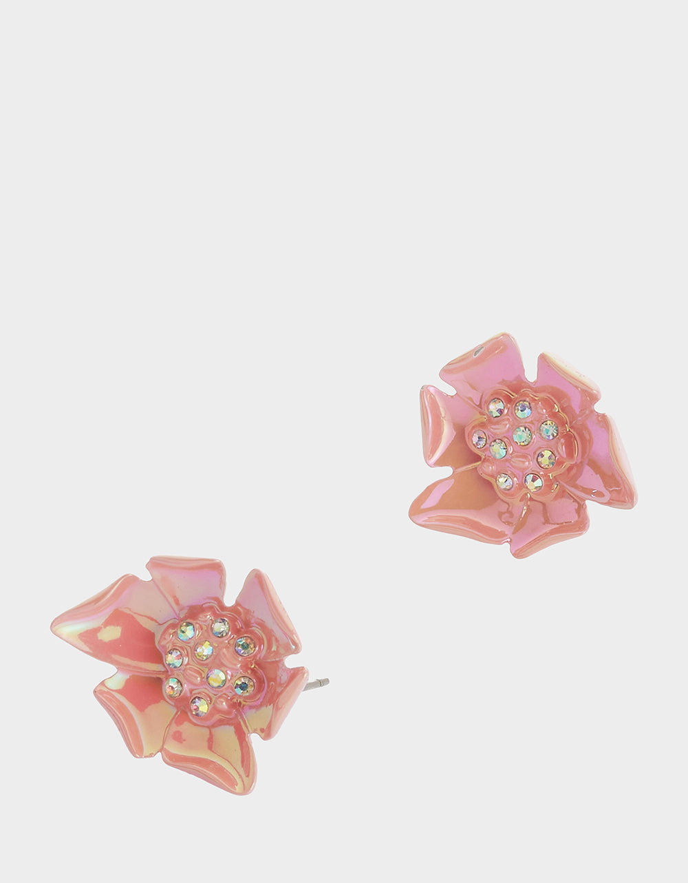 GARDEN GLAM FLORAL STUDS PINK