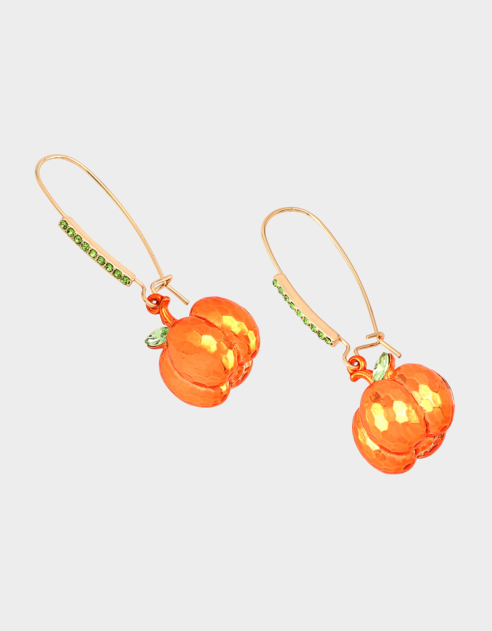 PUMPKIN DROP EARRINGS ORANGE Women's Halloween-Themed