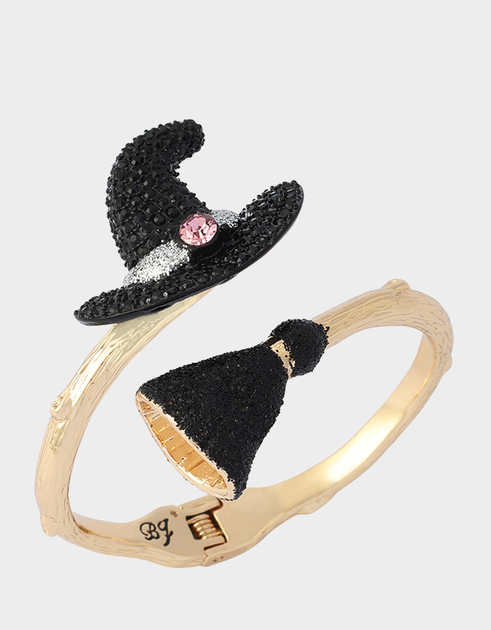 WITCH HAT HINGE BANGLE PINK - view 2
