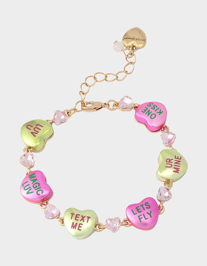 POPULAR HEART BRACELET MULTI - JEWELRY - Betsey Johnson
