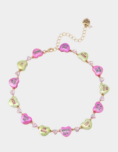 POPULAR HEART NECKLACE MULTI - JEWELRY - Betsey Johnson