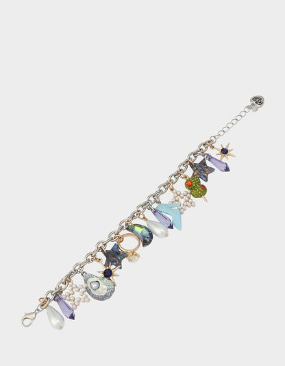 CELESTIAL SOIREE CHARM BRACELET MULTI - JEWELRY - Betsey Johnson