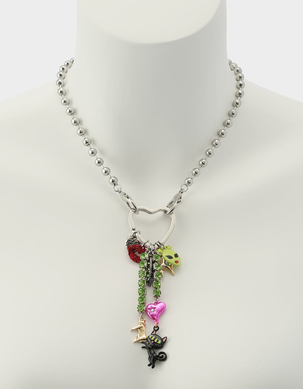 ALIEN PEARL PENDANT MULTI - JEWELRY - Betsey Johnson