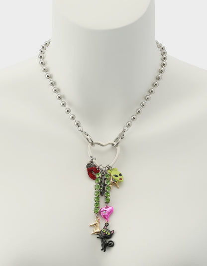 ALIEN PEARL PENDANT MULTI - JEWELRY - Betsey Johnson