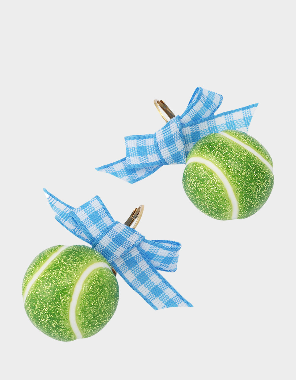 TENNIS BALL LEVER BACK EARRINGS GREEN - JEWELRY - Betsey Johnson - view 2