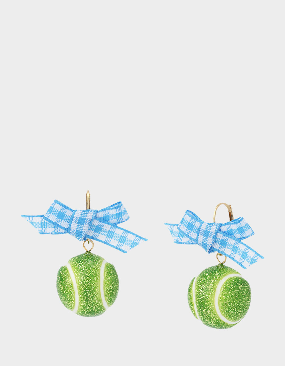 TENNIS BALL LEVER BACK EARRINGS GREEN - JEWELRY - Betsey Johnson