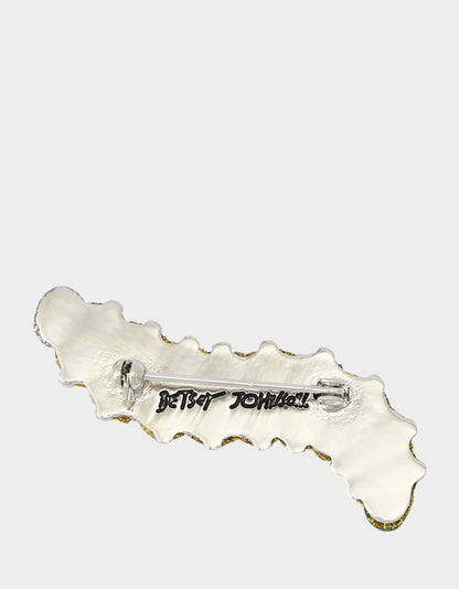 WORM BROOCH GREEN - JEWELRY - Betsey Johnson