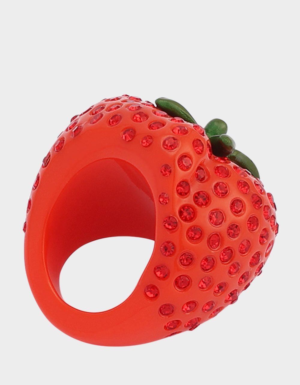 TOMATO COCKTAIL RING RED - JEWELRY - Betsey Johnson