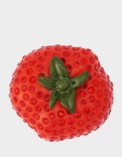 TOMATO COCKTAIL RING RED - JEWELRY - Betsey Johnson