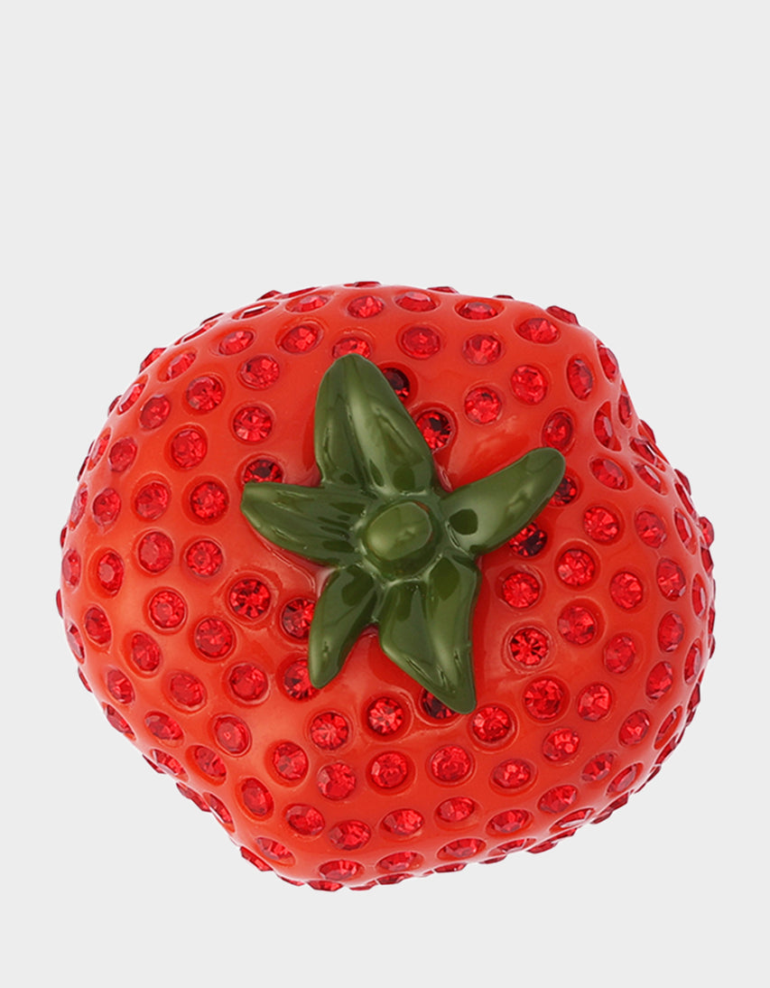 TOMATO COCKTAIL RING RED - JEWELRY - Betsey Johnson