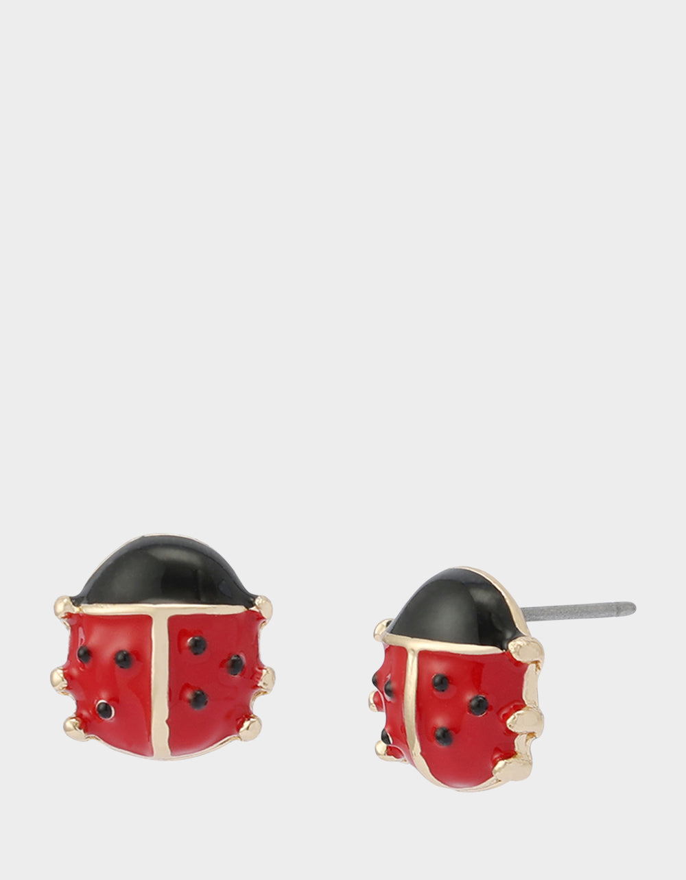 LADYBUG STUD EARRINGS RED - JEWELRY - Betsey Johnson