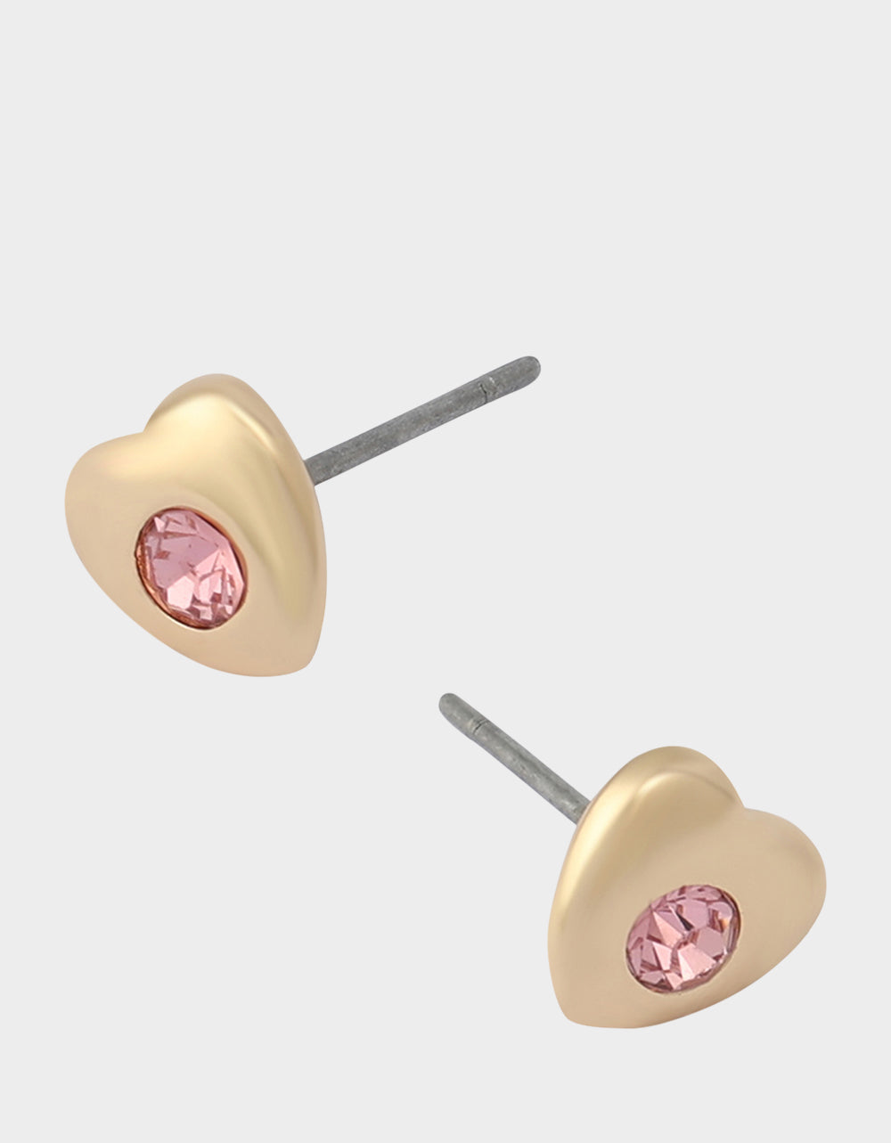 HEART STUDS PINK - JEWELRY - Betsey Johnson - view 2