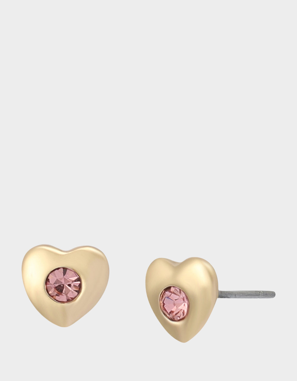 HEART STUDS PINK - JEWELRY - Betsey Johnson