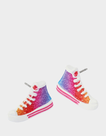 BASKETBALL HIGH TOP STUD EARRINGS MULTI - JEWELRY - Betsey Johnson