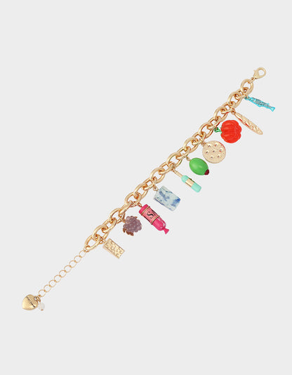 CHARCUTERIE FLEX BRACELET MULTI - JEWELRY - Betsey Johnson