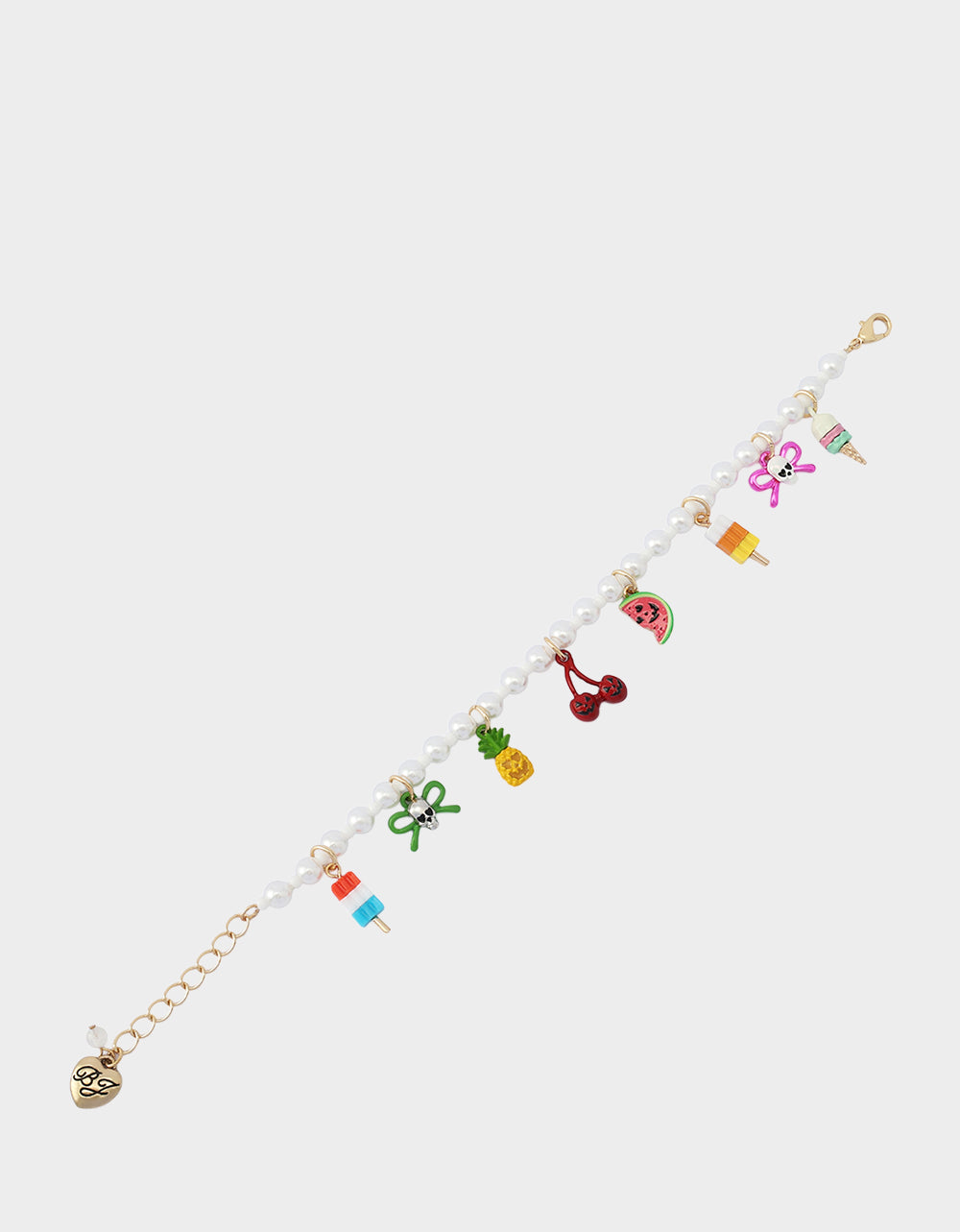 SUMMERWEEN CHARM FLEX BRACELET PEARL - ACCESSORIES - Betsey Johnson - view 4