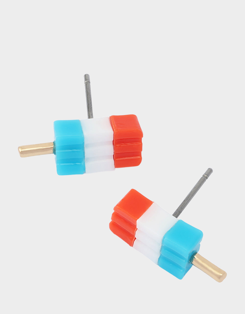 POPSICLE STUD EARRINGS BLUE - JEWELRY - Betsey Johnson - view 2