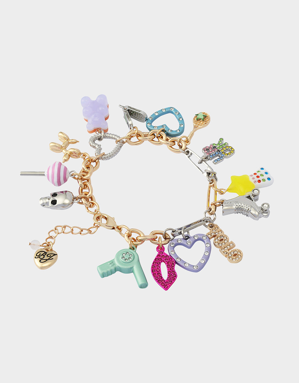 RETRO CHARM FLEX BRACELET MULTI - JEWELRY - Betsey Johnson - view 3