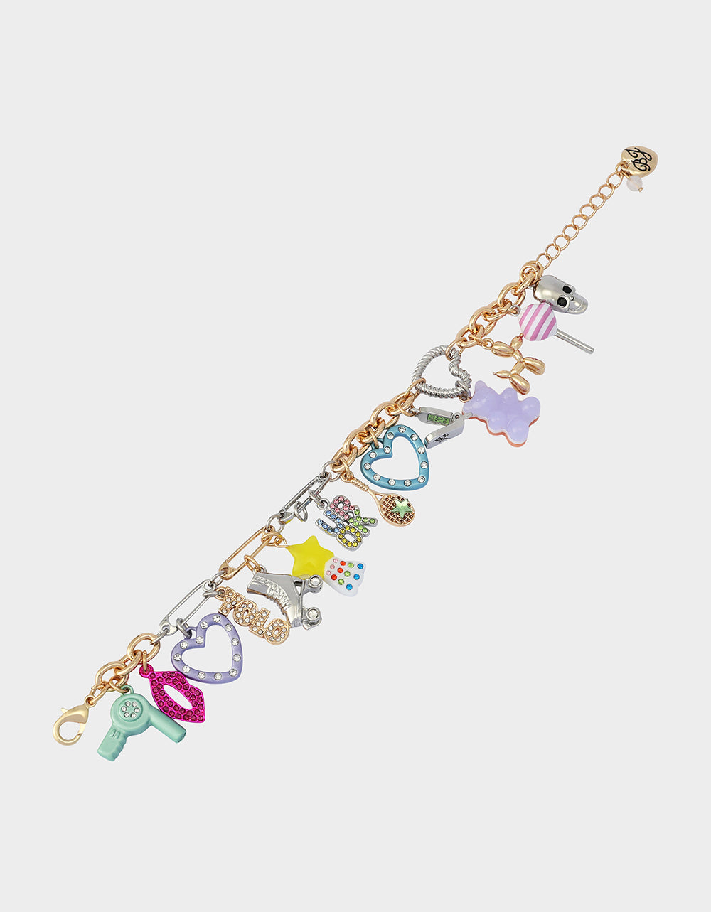 RETRO CHARM FLEX BRACELET MULTI - JEWELRY - Betsey Johnson - view 4