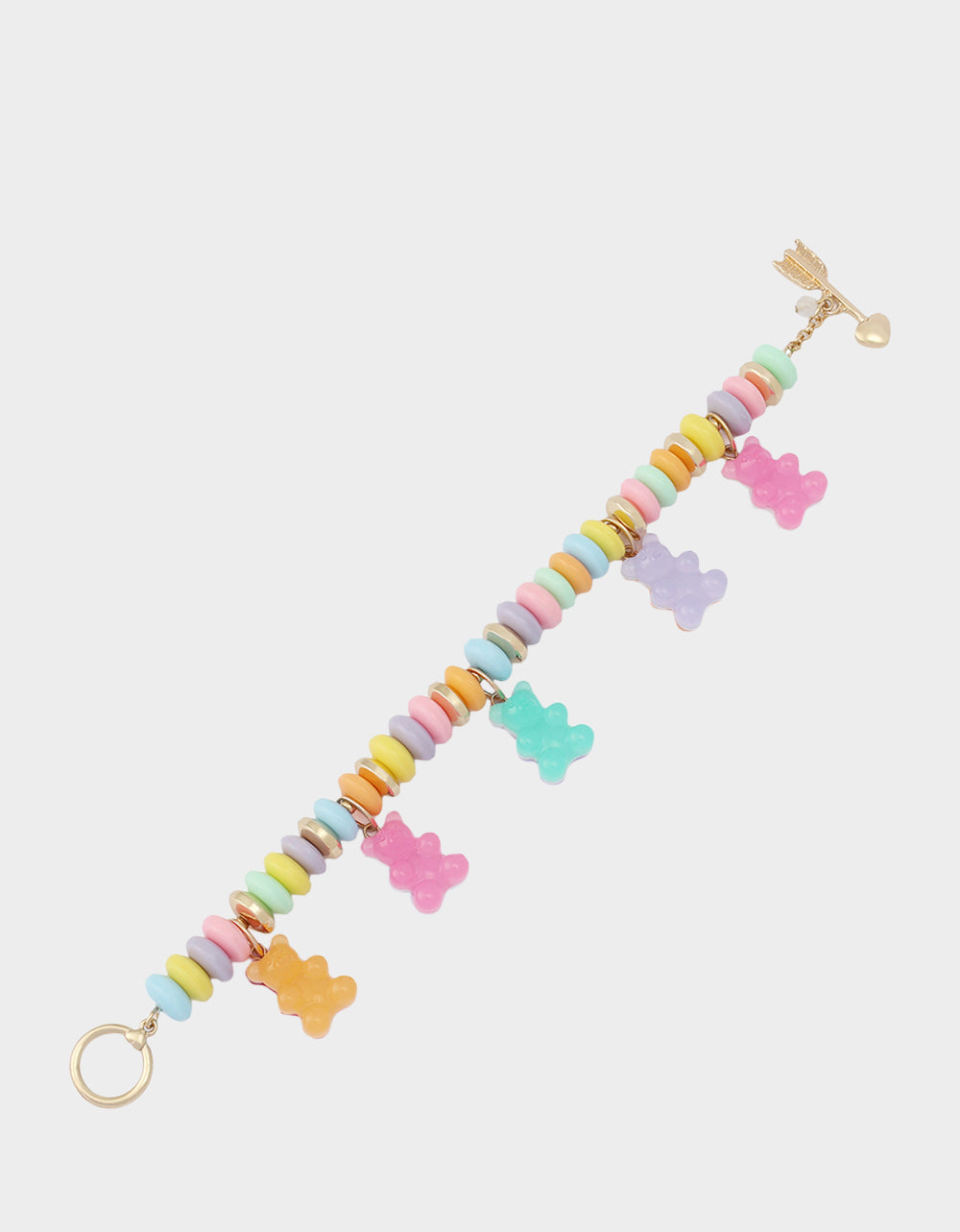 GUMMY BEAR CHARM FLEX BRACELET MULTI - JEWELRY - Betsey Johnson - view 7