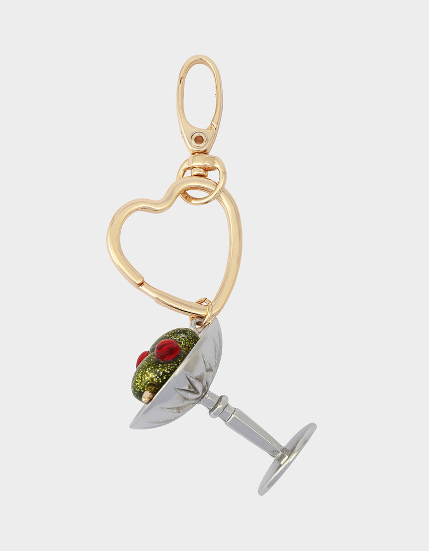 MARTINI BAG CHARM GREEN - HANDBAGS - Betsey Johnson