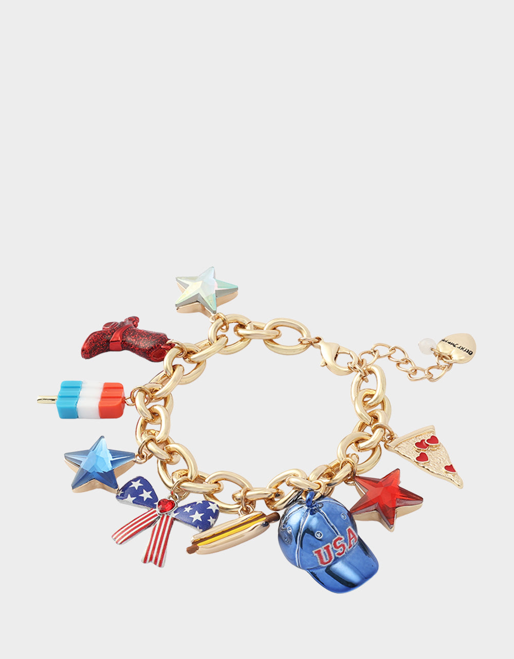 AMERICANA CHARM FLEX BRACELET RED - view 3
