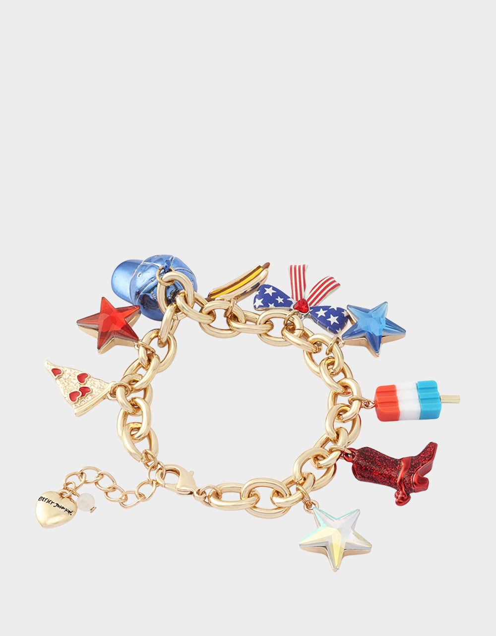 AMERICANA CHARM FLEX BRACELET RED - view 4