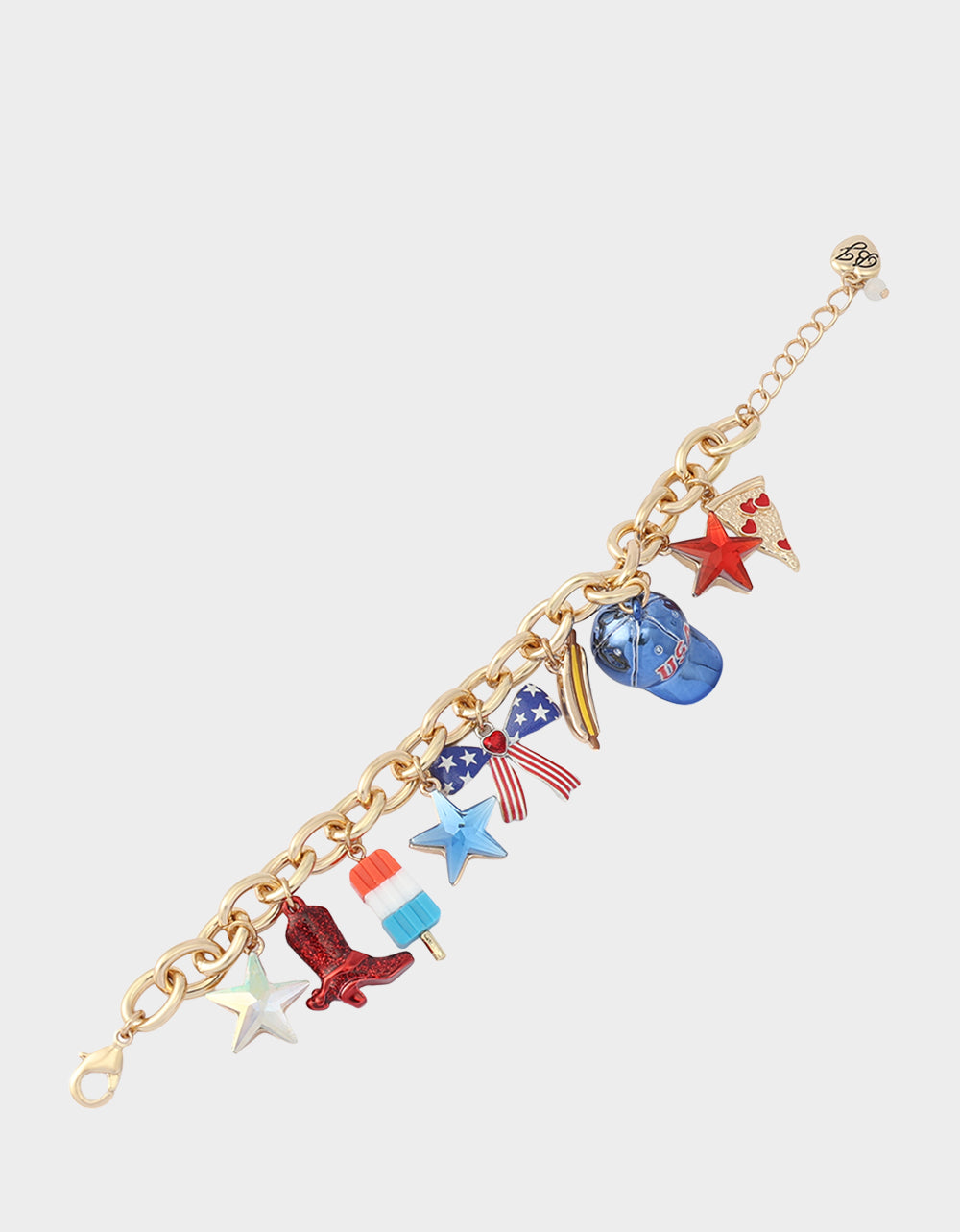 AMERICANA CHARM FLEX BRACELET RED - view 5