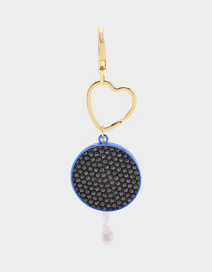 CAVIAR BAG CHARM BLUE - HANDBAGS - Betsey Johnson