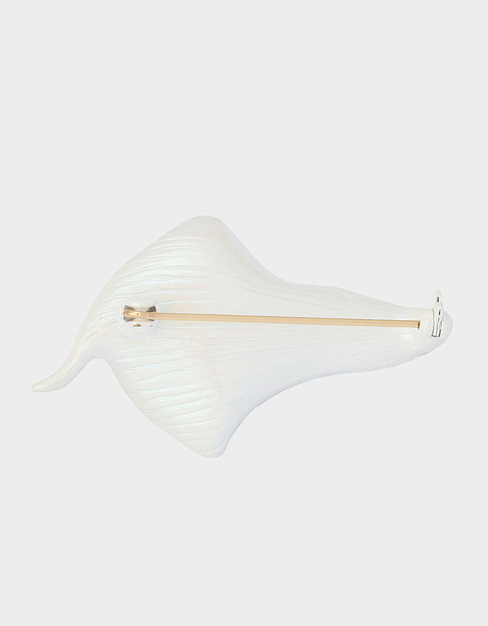 CALLA LILY BROOCH WHITE - JEWELRY - Betsey Johnson - view 4