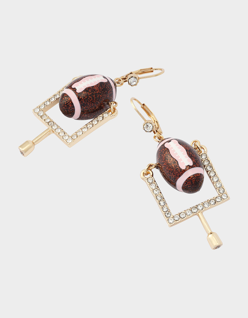 FIELD GOAL LEVERBACK EARRING BROWN - view 2